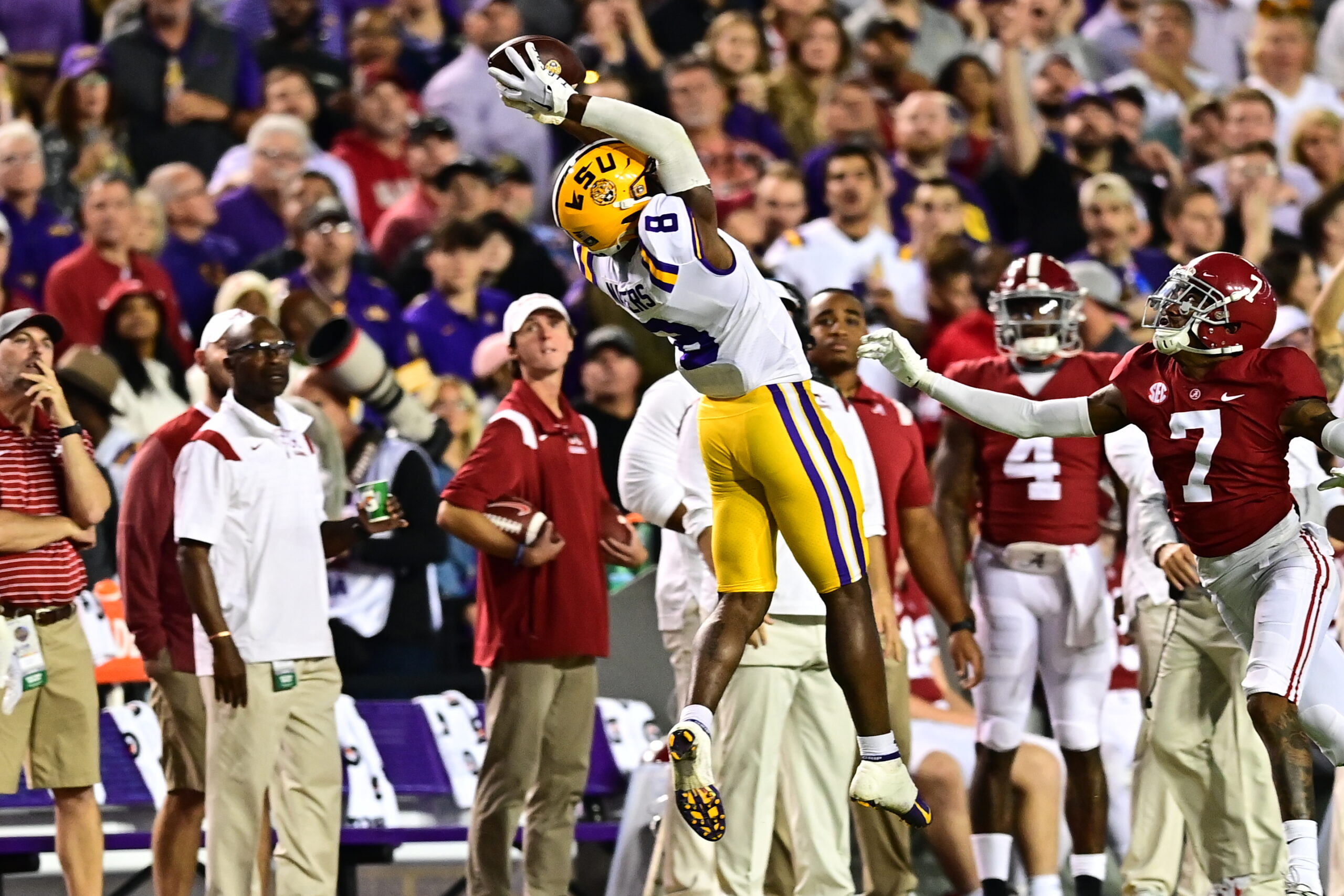 LSU football offense, offense, Jayden Daniels, top five