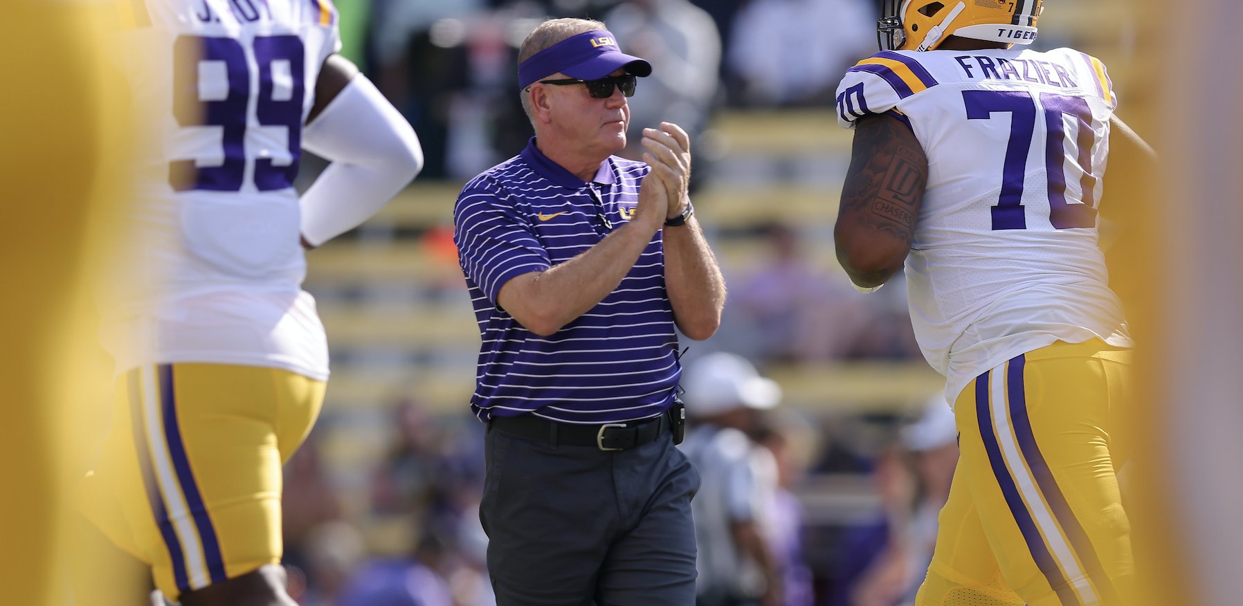 LSU football coach Brian Kelly, Brian Kelly, top 25