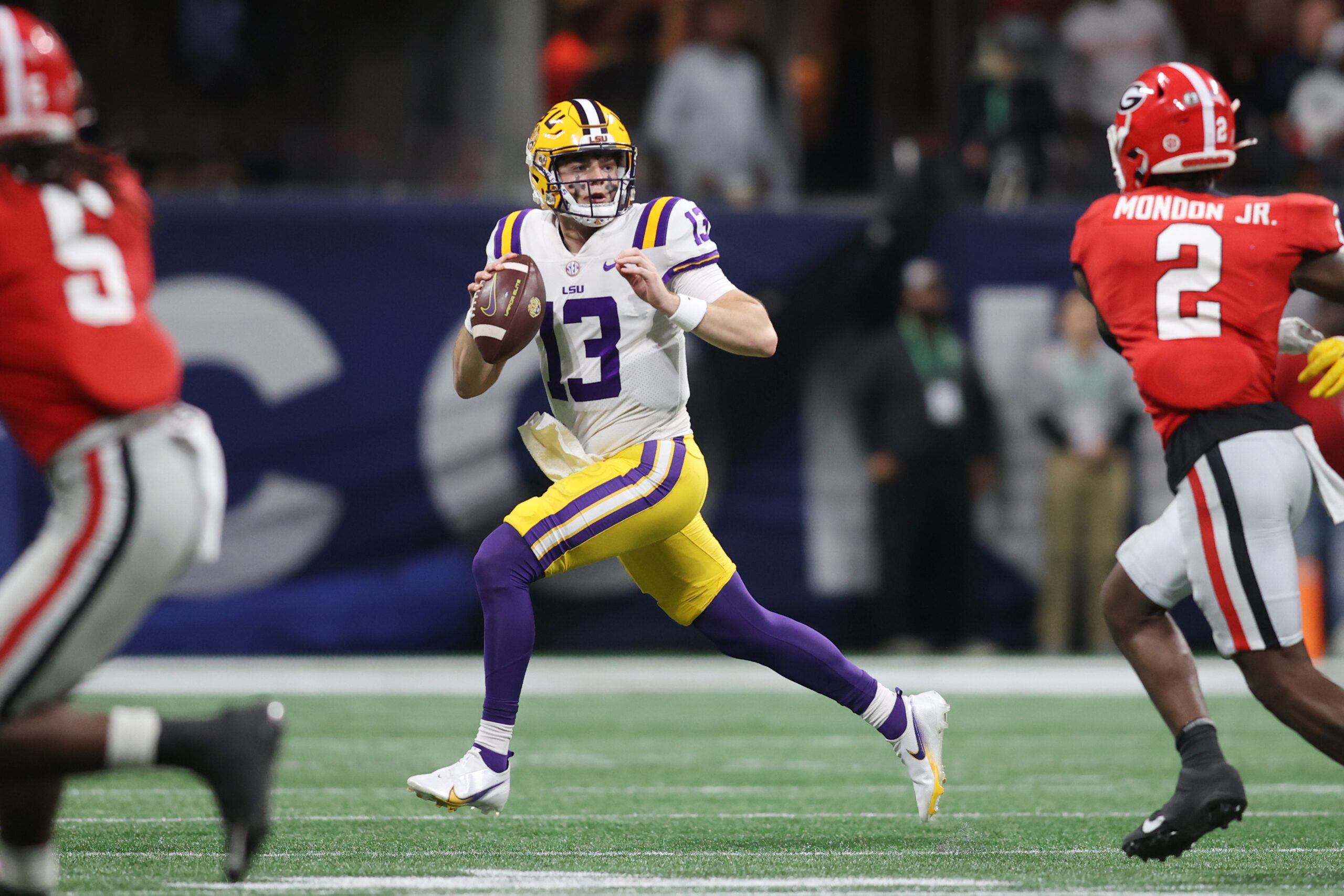 LSU football has a top 10 arm, Garrett Nussmeier, college football, quarterback