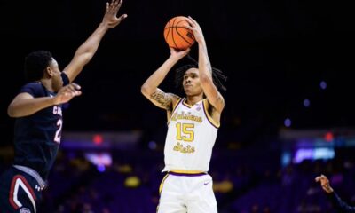 LSU basketball named a finalist, Micah Robinson, class of 2024, forward