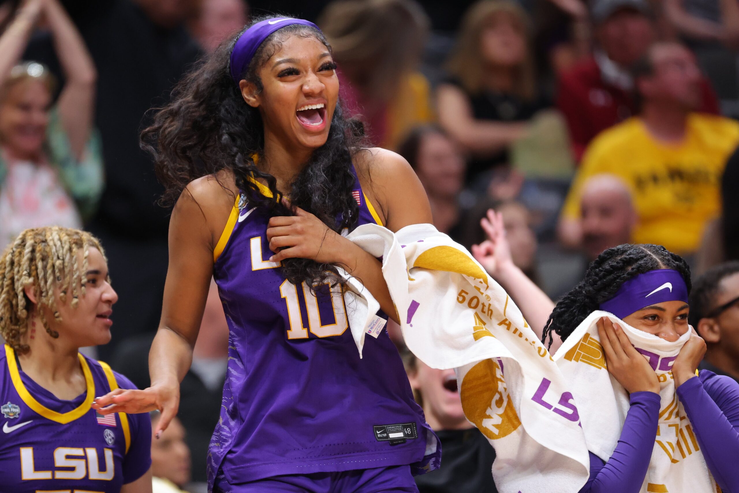 LSU women's basketball star, Angel Reese, national championship, ESPYs