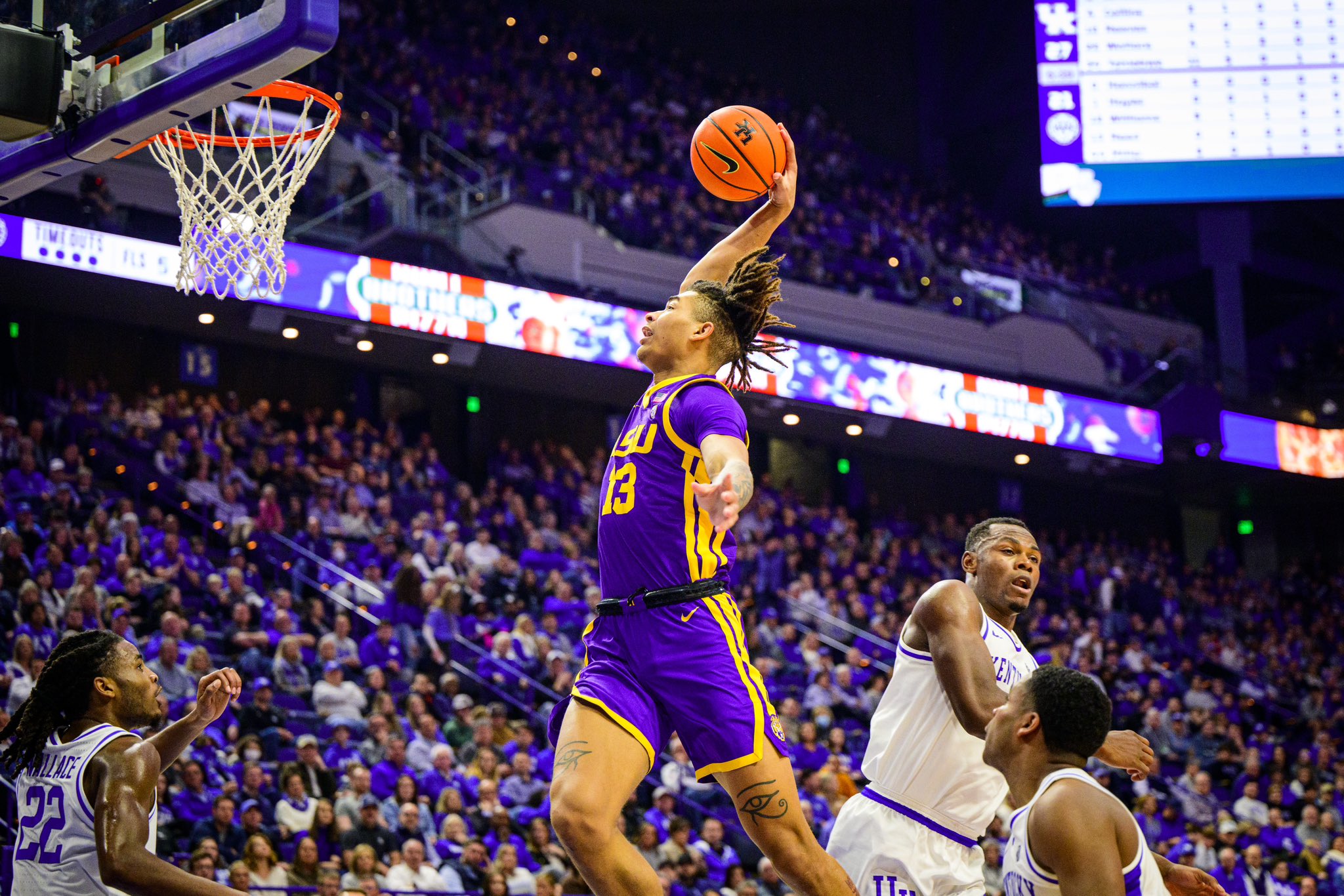 LSU basketball sophomore, Matt McMahon, Jalen Reed, forward, 2023