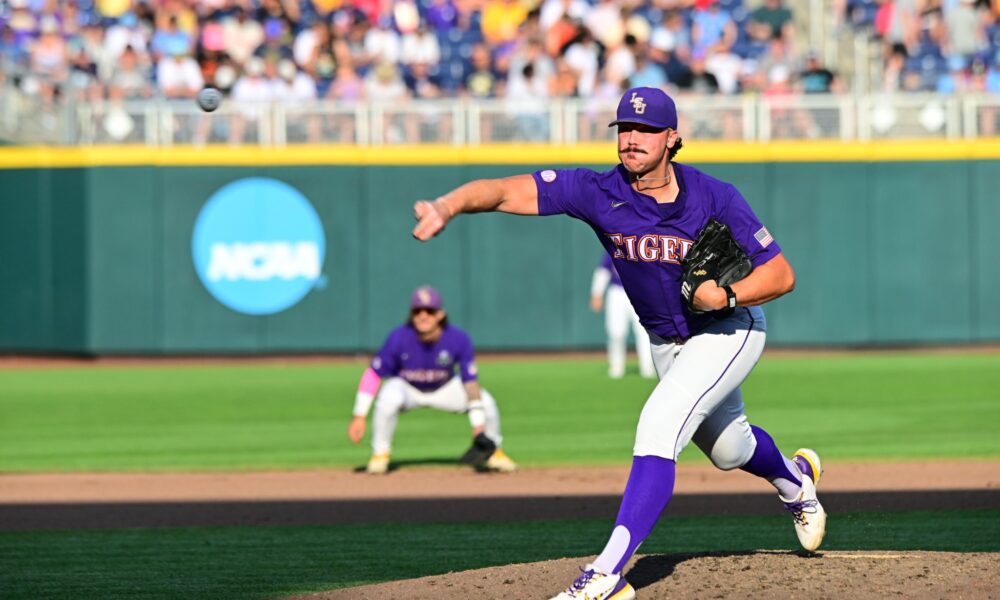 LSU baseball star pitcher, Paul Skenes, pitcher, MLB