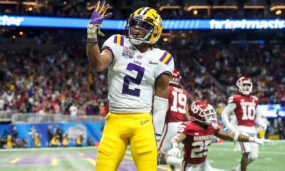 LSU football commit, NFL 100, Justin Jefferson, wide receiver, two-star