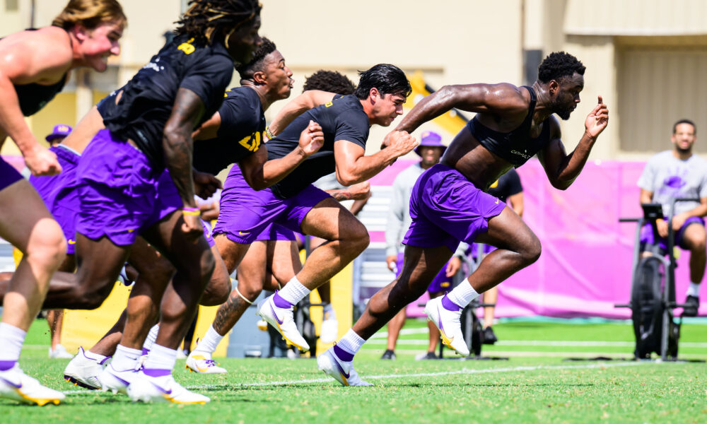 LSU football fall camp, Brian Kelly, college football, fall camp