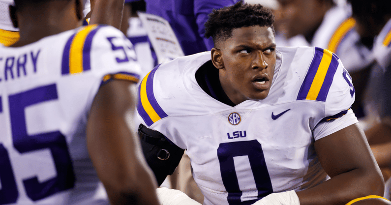 LSU football defender, Maason Smith, Florida State, suspension, 2023