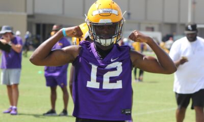 LSU football freshman, Ashton Stamps, freshman, cornerback, three-star