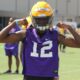 LSU football freshman, Ashton Stamps, freshman, cornerback, three-star