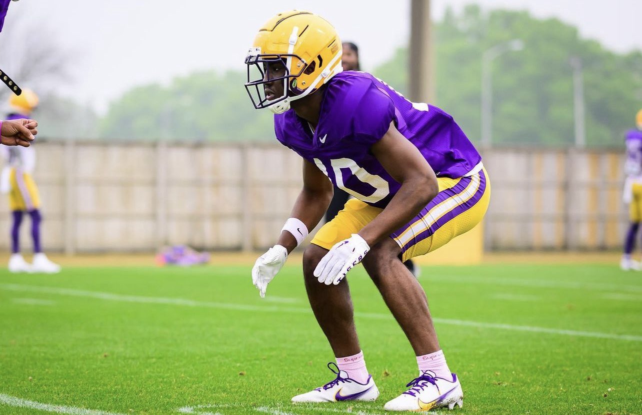 cornerback Denver Harris, cornerback, LSU football, week two, transfer portal