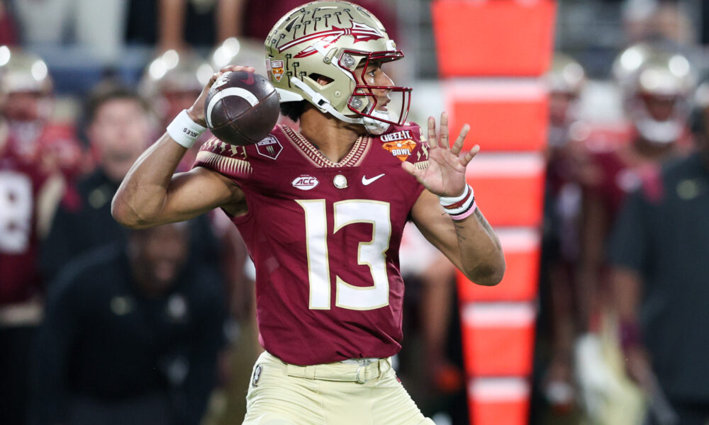 quarterback Jordan Travis, LSU football, Florida State, Brian Kelly, week one