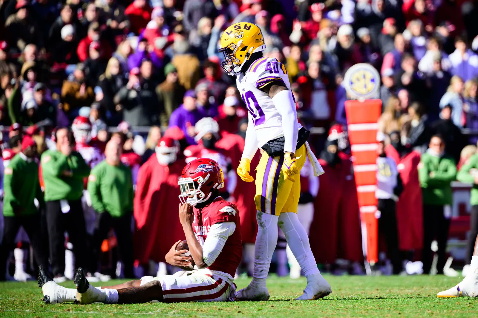 LSU football vs. Arkansas, Arkansas, Hawg Country, 2023