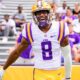 LSU football wide receiver Malik Nabers, wide receiver, Malik Nabers, 2023, Biletnikoff