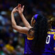 LSU women's basketball star Angel Reese, LSU women's basketball, Kim Mulkey, 2023, forward