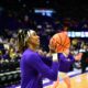 LSU women's basketball coach Kim Mulkey, sophomore, Sa'Myah Smith, LSU women's basketball, forward