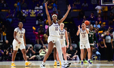 LSU women's basketball star, Angel Reese, Kim Mulkey, Virginia Tech, forward