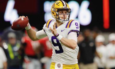 quarterback Joe Burrow, quarterback, Bengals, LSU football, Ohio State