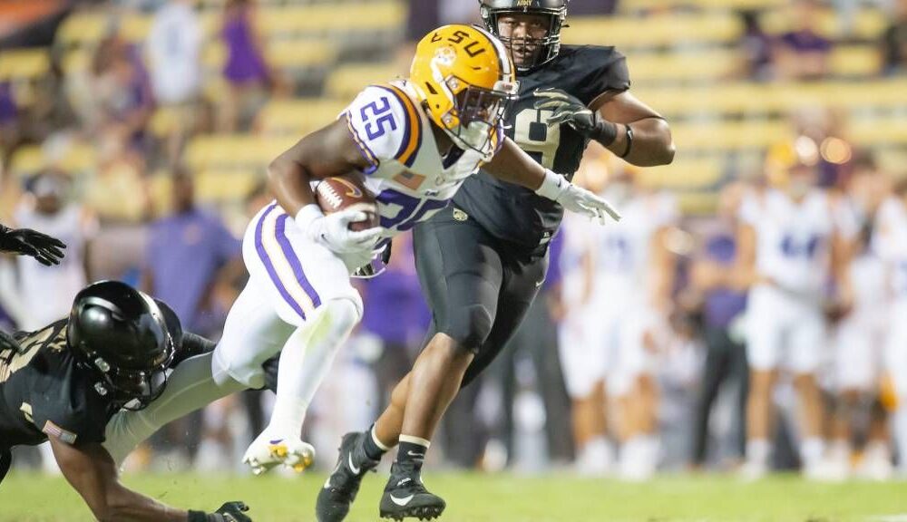 LSU football freshman running back, LSU football, Tiger Stadium, freshman, Trey Holly