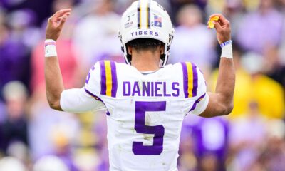 LSU quarterback Jayden Daniels, quarterback, LSU, Heisman, 2023