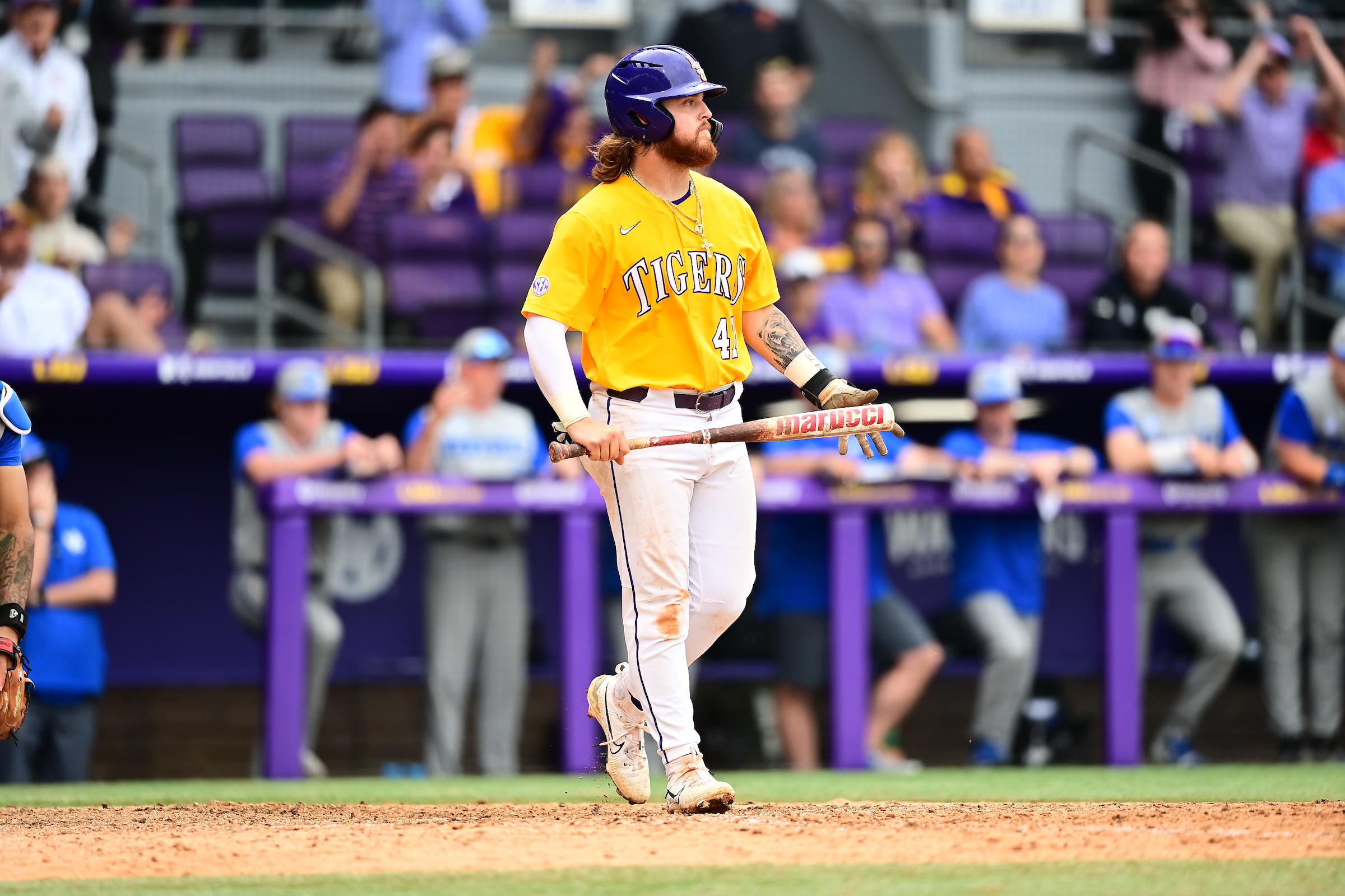 LSU baseball third baseman, LSU, Tommy White, MLB, 2024