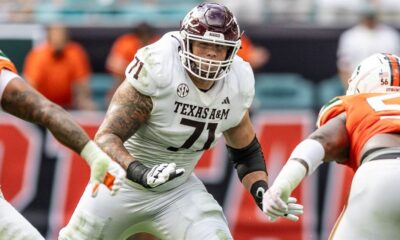 offensive line transfer, offensive line, Chase Bisontis, LSU, Texas A&M