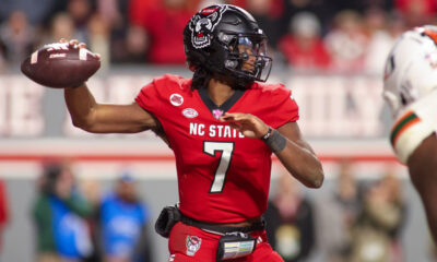 LSU football transfer portal, transfer, quarterback, MJ Morris, NC State