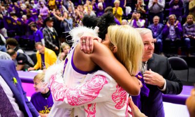 LSU women's basketball forward, Angel Reese, LSU women's basketball, Kim Mulkey, Virginia Tech