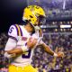 quarterback Jayden Daniels, LSU, quarterback, Heisman Trophy, 2023