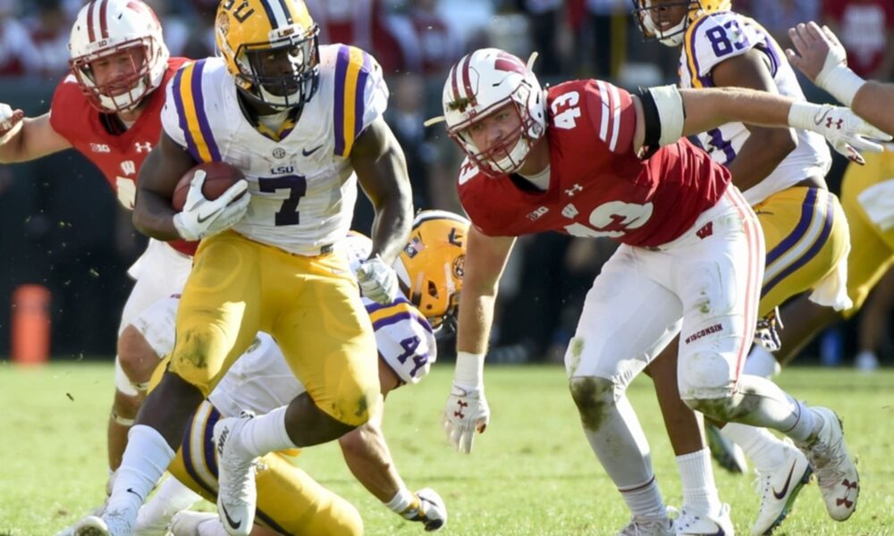 LSU coach Brian Kelly, Wisconsin, ReliaQuest Bowl, LSU, Luke Fickell