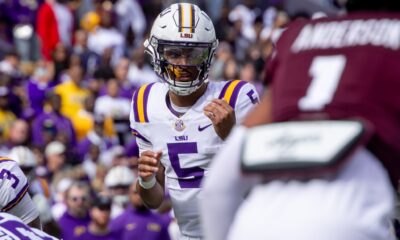 LSU quarterback Jayden Daniels, quarterback, LSU, NFL, ReliaQuest