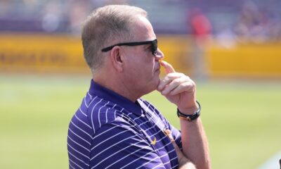 offensive coordinator position, Joe Sloan, Cortez Hankton, LSU, Brian Kelly