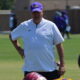 LSU football coordinator, Mike Denbrock, Notre Dame, LSU, offense