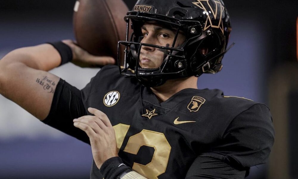 veteran transfer portal quarterback, Vanderbilt, transfer, LSU, AJ Swann