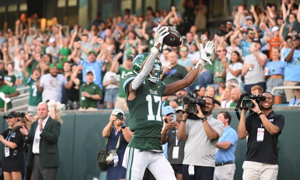 Tulane transfer portal wide receiver, transfer, Tulane, LSU, Chris Brazzell