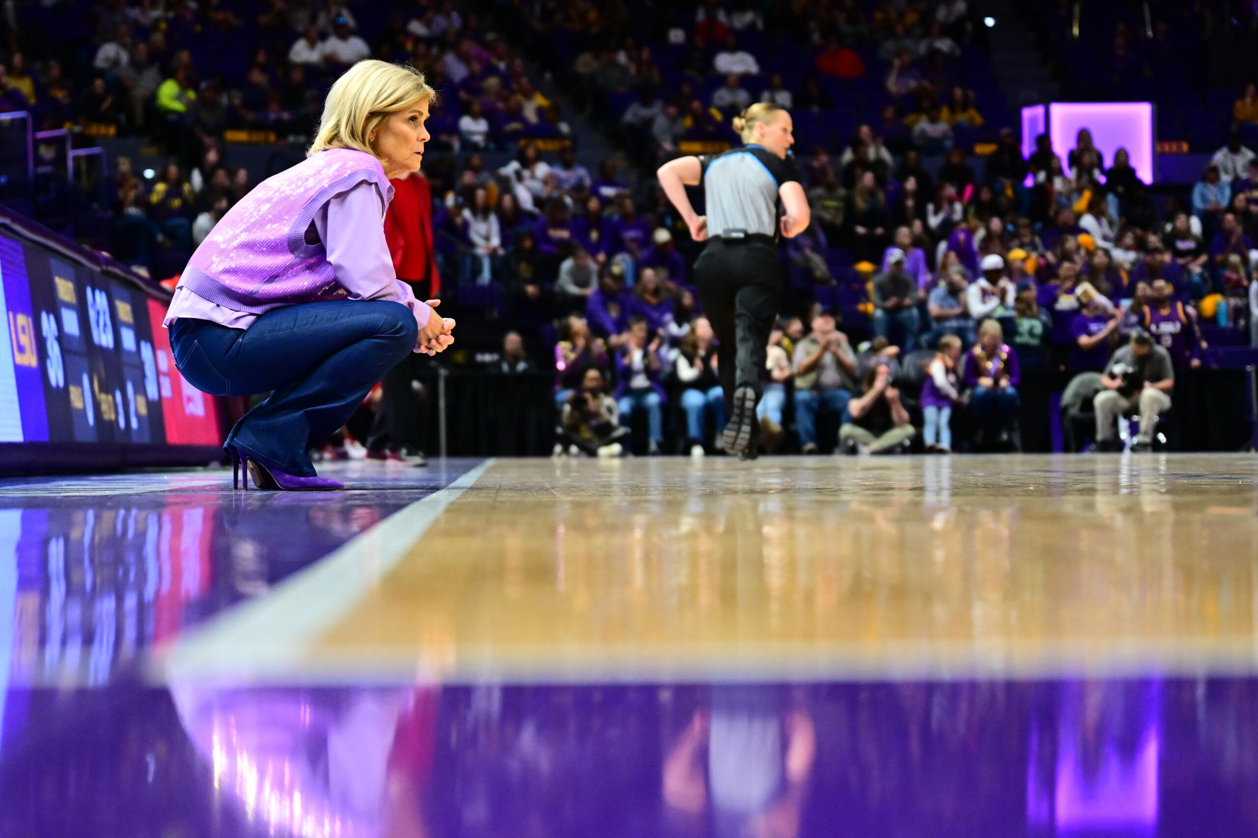 LSU coach Kim Mulkey, LSU, Nick Saban, Alabama, coach