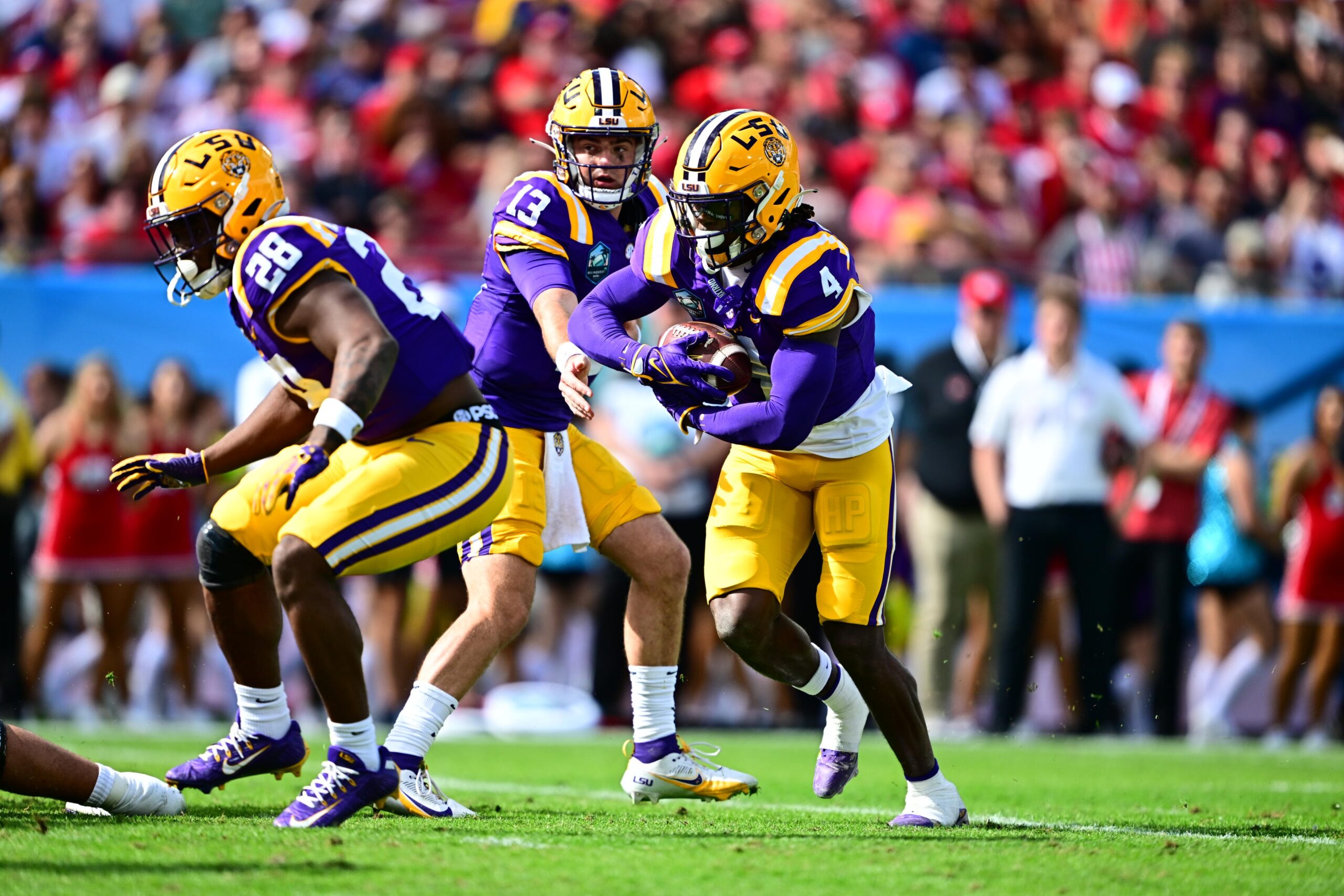 co-offensive coordinators, LSU, Joe Sloan, Cortez Hankton, 2024