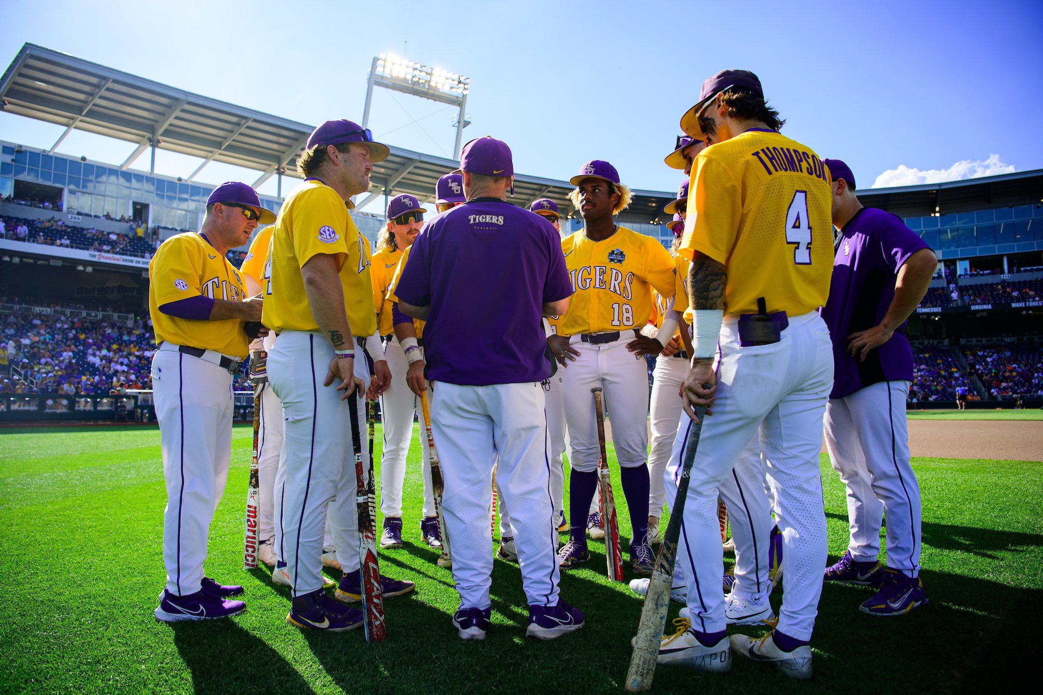 LSU baseball coach Jay Johnson, Jay Johnson, LSU, 2024, Thatcher Hurd