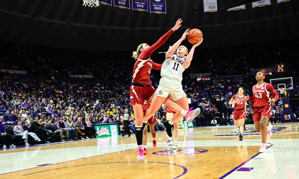 LSU guard Hailey Van Lith, guard, LSU, women's basketball, Kim Mulkey