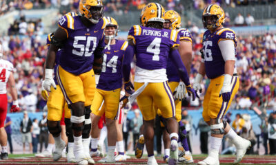 LSU offensive line, LSU, 2024, Emery Jones Jr, Will Campbell