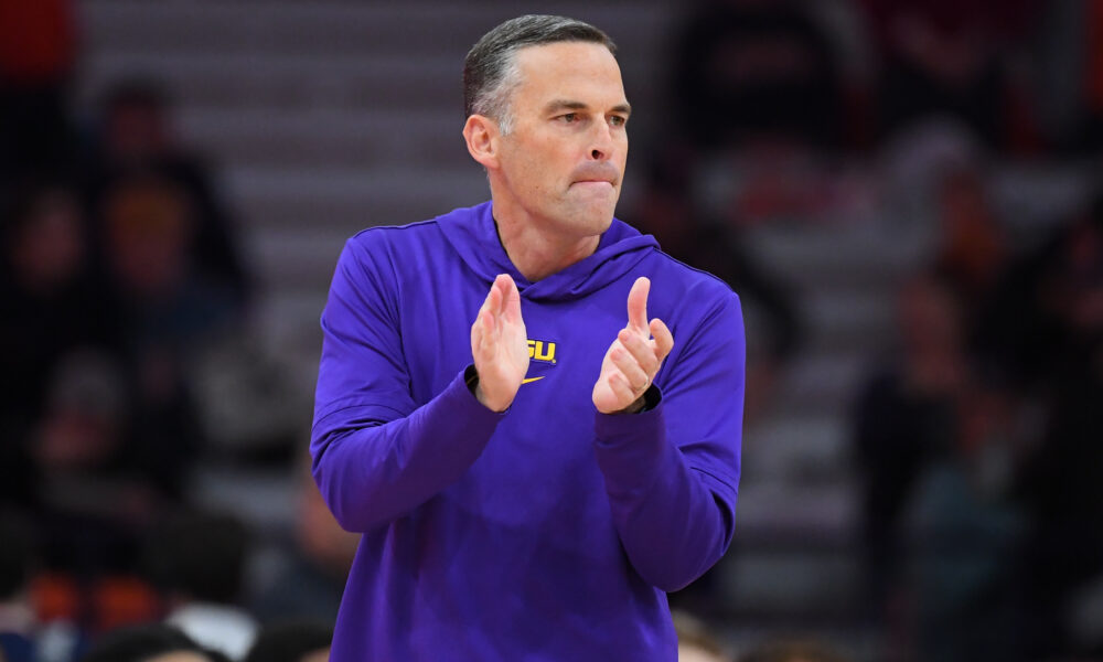 LSU basketball coach Matt McMahon, Matt McMahon, LSU, basketball, 2025