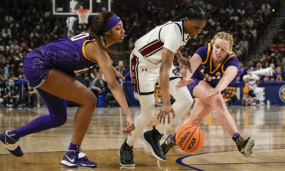 LSU forward Angel Reese, LSU, forward, SEC, South Carolina