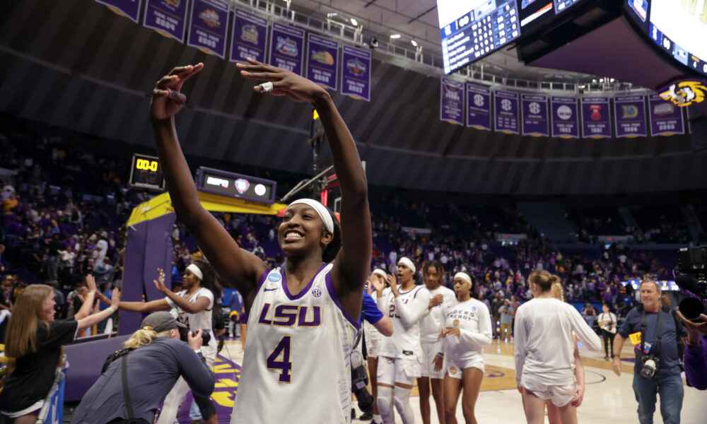 LSU women's basketball vs. MTSU, LSU, MTSU, 2024, NCAA Women's Basketball Tournament