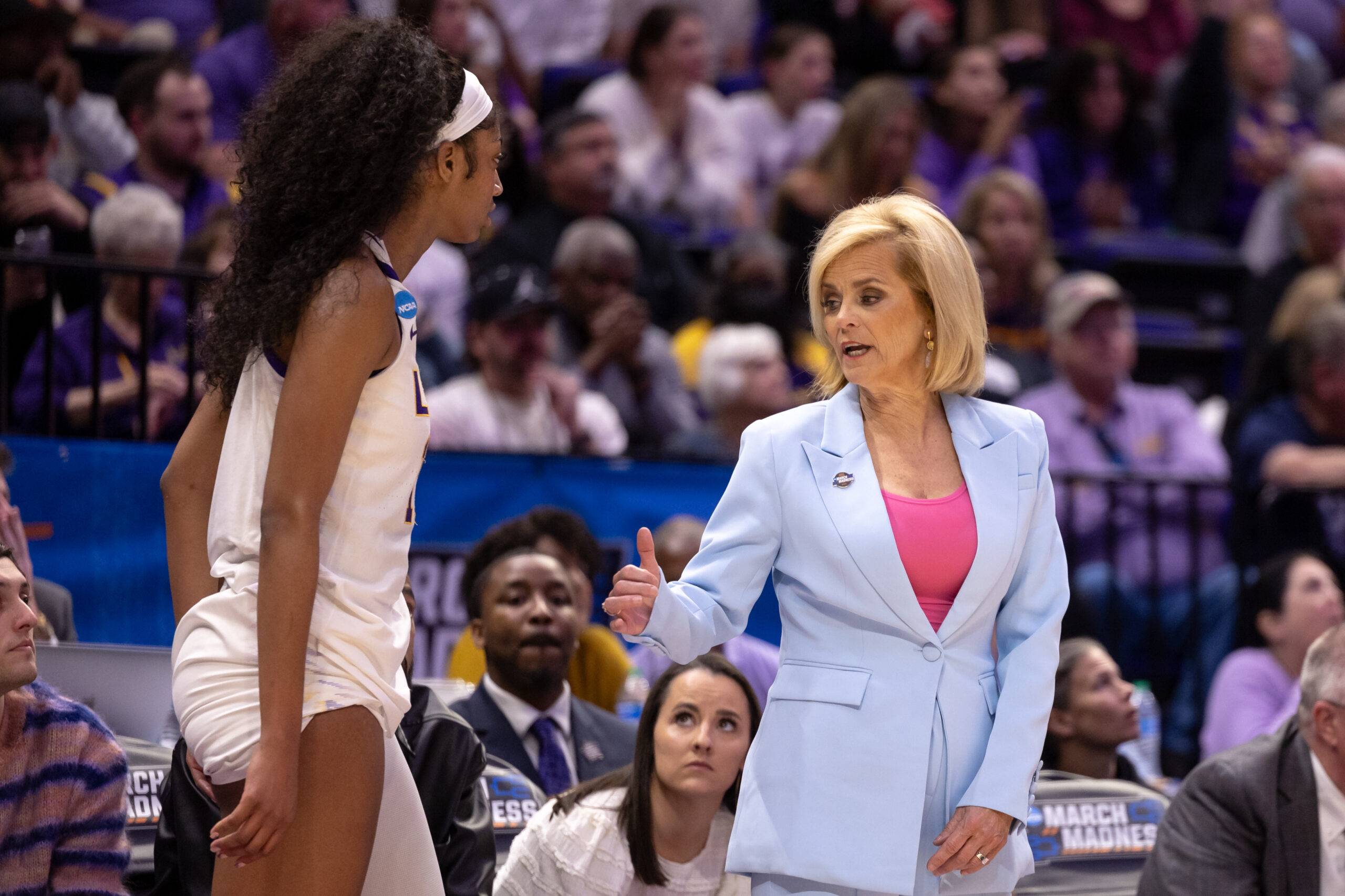 LSU coach Kim Mulkey, Kim Mulkey, LSU, 2024, Rice