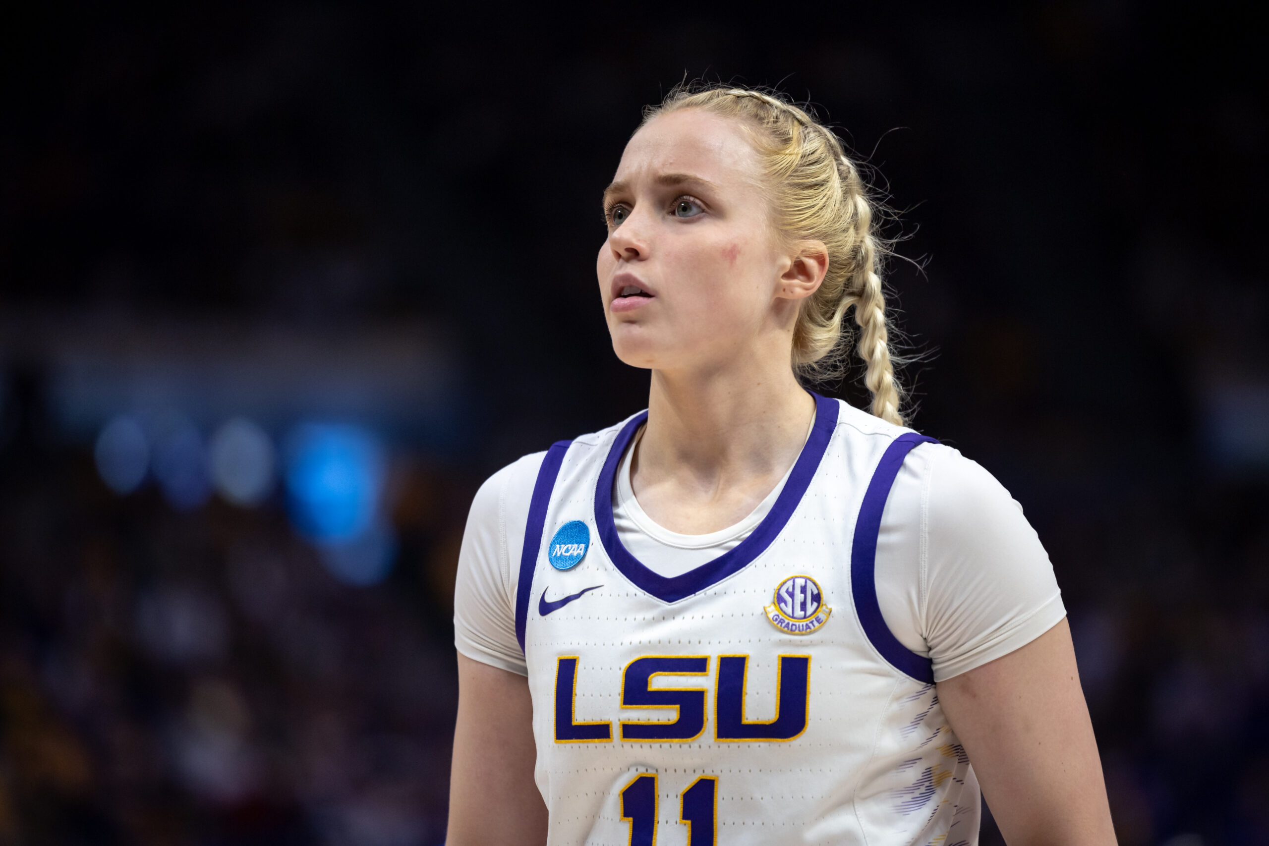 LSU senior guard, guard, LSU, Hailey Van Lith, Sweet 16