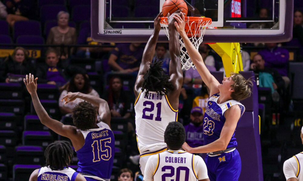 coach Matt McMahon, LSU, Bradley Ezewiro, Matt McMahon, transfer