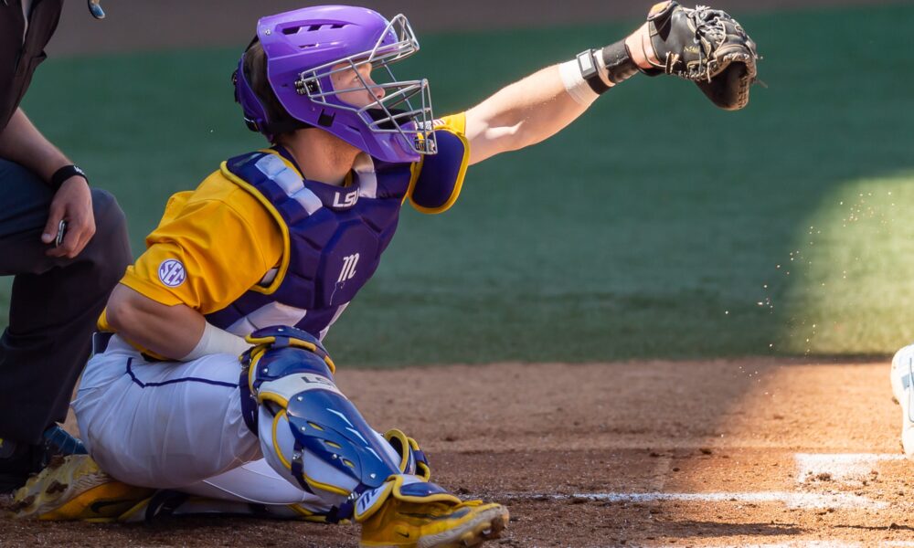 LSU coach Jay Johnson, Jay Johnson, LSU, baseball, injury