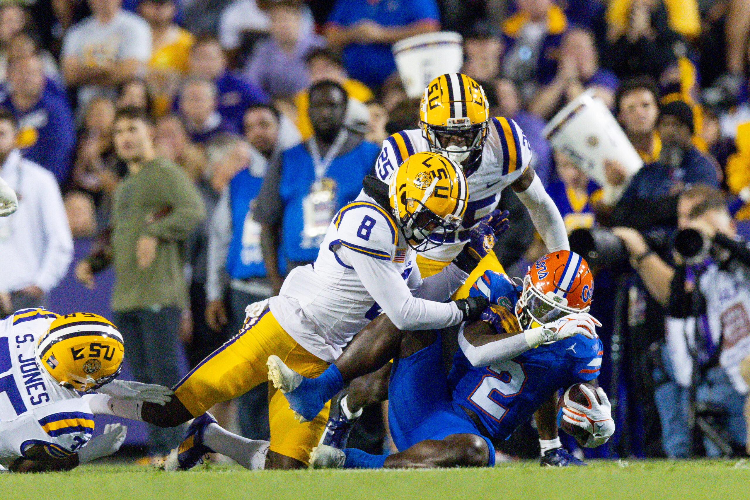 LSU coach Brian Kelly, Brian Kelly, LSU, defensive back, Major Burns