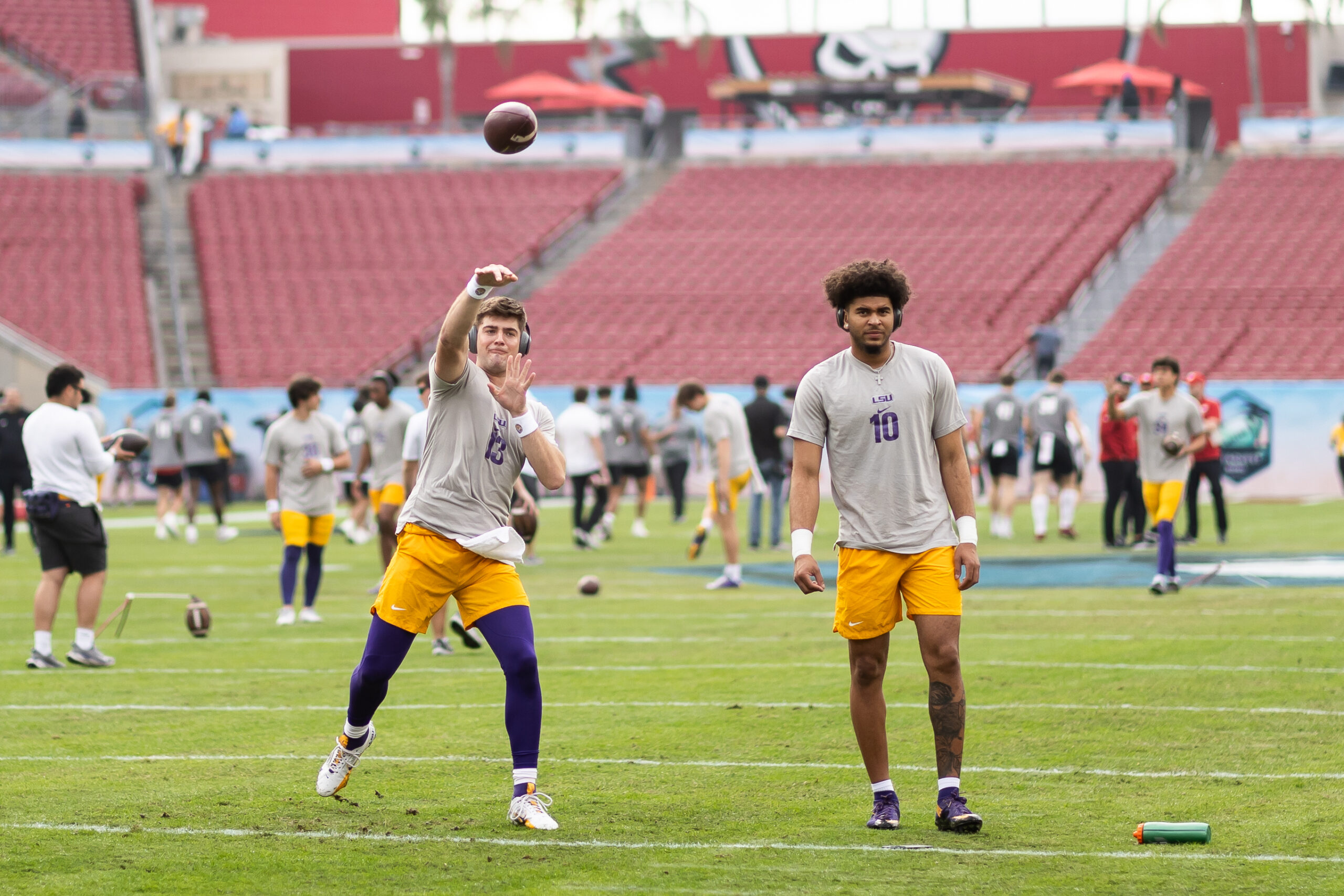 LSU coach Brian Kelly, Brian Kelly, LSU, spring, quarterback