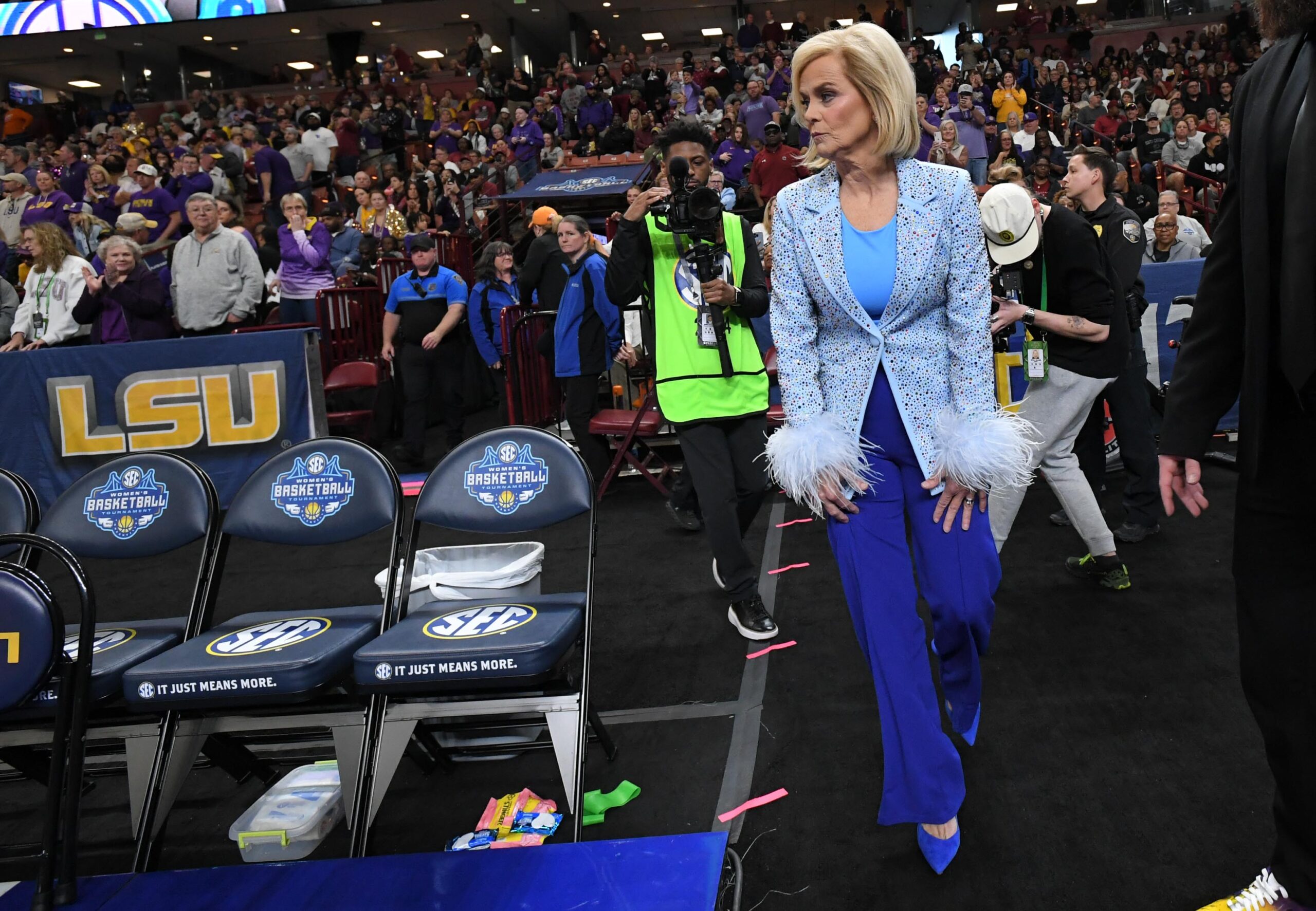 LSU coach Kim Mulkey, Kim Mulkey, LSU, coach, 2024