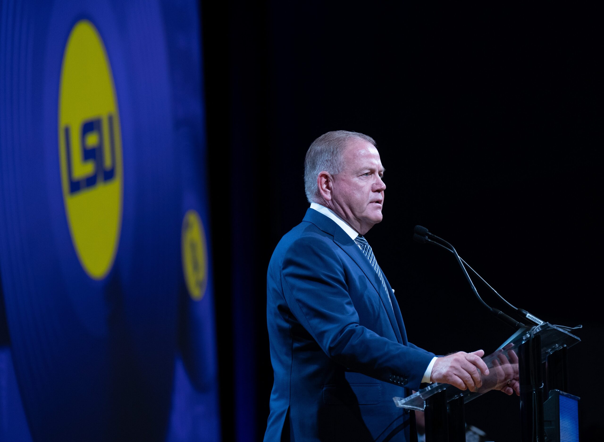 coach Brian Kelly, LSU, defensive line, Brian Kelly, transfer