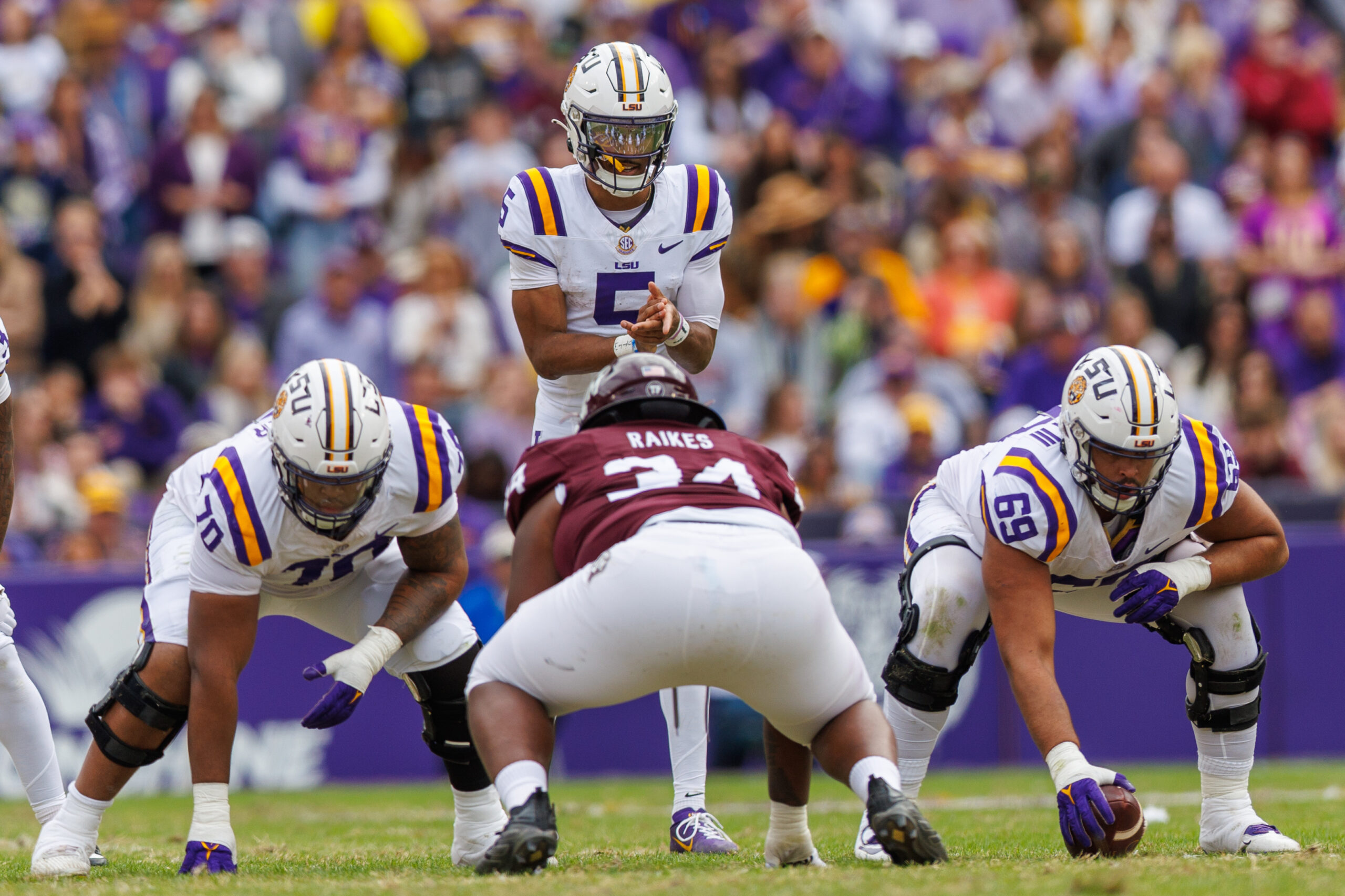 LSU football, Carius Curne, LSU, class of 2025, inside offensive lineman